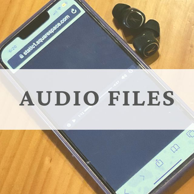 Audio files